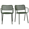 Nansen Outdoor Armchair (Set of 2)|dark_green