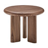 Albert 24 Inch Round Side Table|walnut