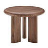 Albert 24 Inch Round Side Table|walnut