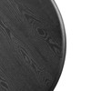 Gunda 36 Inch Round Coffee Table|black
