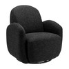 Brody Swivel Lounge Chair|black