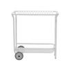 Enid 32 Inch Outdoor Cart|white