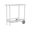 Enid 32 Inch Outdoor Cart|white
