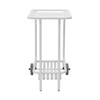 Enid 32 Inch Outdoor Cart|white
