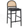 Laylie Rattan Counter Stool|black