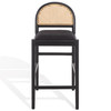 Laylie Rattan Counter Stool|black_black