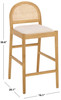 Laylie Rattan Counter Stool|natural_white