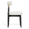 Marisol Boucle Dining Chair|white_black