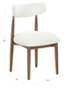 Marisol Boucle Dining Chair|white_walnut