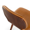 Tazmyn Leather Dining Chair|brown_walnut