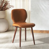 Tazmyn Leather Dining Chair|brown_walnut