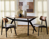 Divya Wood And Linen Dining Chair (Set of 2)|walnut_black_light_grey