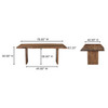 Lila Small Dining Table Brown|brown lifestyle