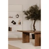 Lila Large Dining Table Brown|brown lifestyle