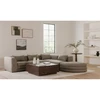 Easton Storage Coffee Table Brown|brown lifestyle