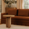 Treccia Side Table Oak|natural lifestyle