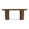 Hadley Console Table Warm Brown|brown