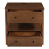 Lottie Charging Nightstand Brown|brown