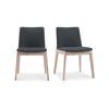 Deco Oak Dining Chair (Set of 2)|grey