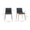 Deco Oak Dining Chair (Set of 2)|grey lifestyle
