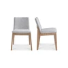 Deco Oak Dining Chair (Set of 2)|grey
