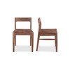 Owing Dining Chair (Set of 2)|brown