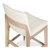 Deco Oak Counter Stool|white