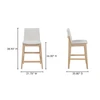 Deco Oak Counter Stool|grey lifestyle