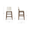 Deco Barstool PVC White|white lifestyle