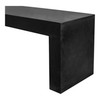 Lazarus Outdoor Bench|black