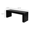 Lazarus Outdoor Bench|black lifestyle