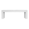 Lazarus Outdoor Bench|white
