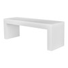 Lazarus Outdoor Bench|white
