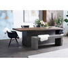 Lazarus Outdoor Bench|grey lifestyle