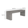 Lazarus Outdoor Bench|grey lifestyle