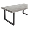 Jedrik Outdoor Dining Table Large Grey|grey