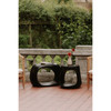 Rothko Outdoor Stool|black lifestyle