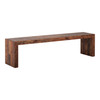 Vintage Large Bench Light Brown|brown