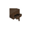 Windsor Desk Dark Brown|brown