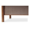 Rye 3 Drawer Nightstand Warm Brown|brown