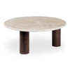 Landon Coffee Table Beige Travertine|beige