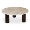 Landon Coffee Table Beige Travertine|beige