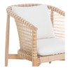 Kuna Outdoor Lounge Chair White|natural