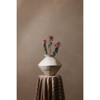 Raja Medium Decorative Vessel White|white lifestyle