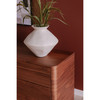 Raja Medium Decorative Vessel White|white lifestyle