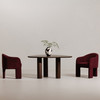 Clara Dining Chair Plum|purple lifestyle