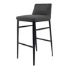 Baron Bar Stool Charcoal Grey|grey