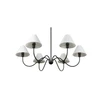 Whitney Chandelier Blackened Bronze|black