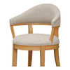 Carlos Dining Chair Taupe|brown