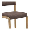 April Dining Chair (Set of 2)|brown